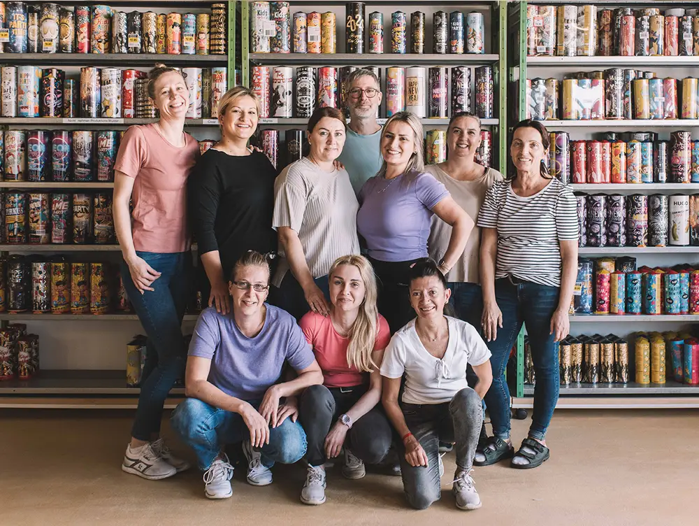 Tischbomben-Team