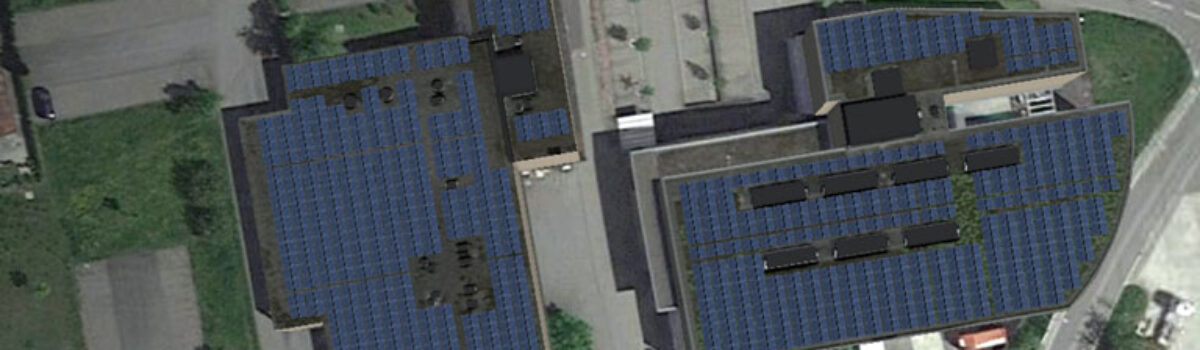 Medienmitteilung zum Projekt Photovoltaikanlage der Amsler & Frey AG und Constri AG